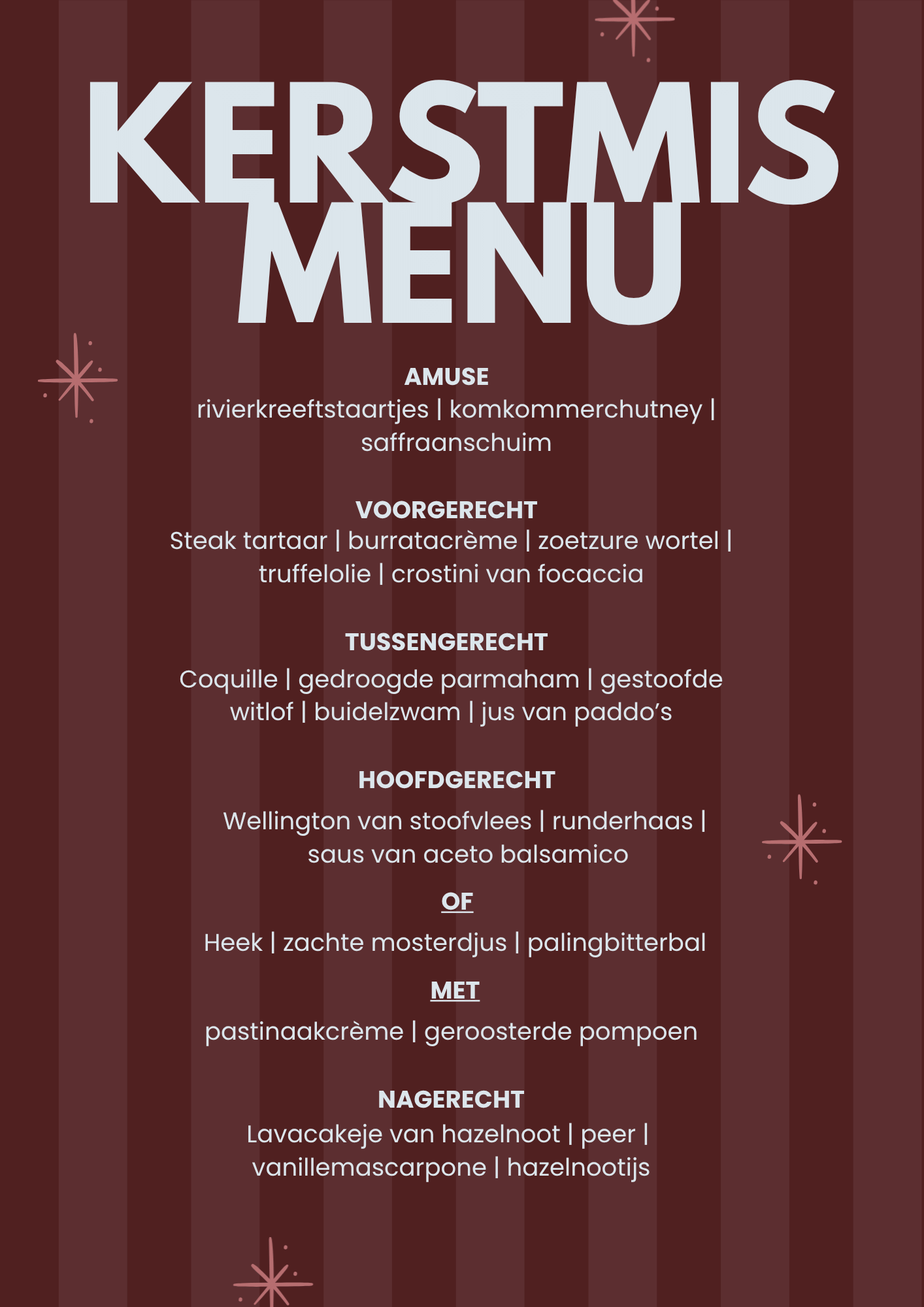 paasmenu Emmamolen