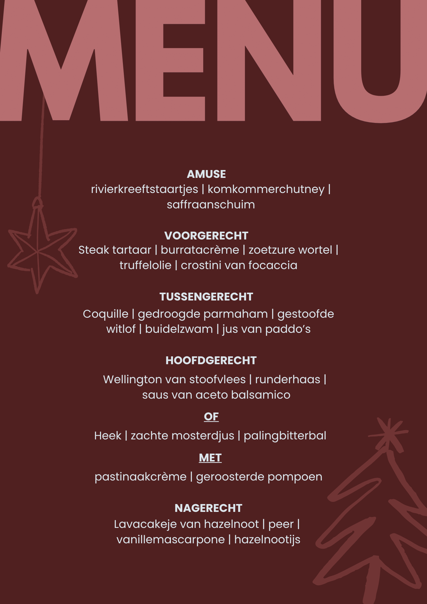 paasmenu Emmamolen
